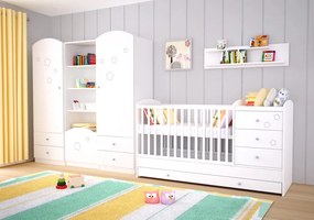 106-Os Pelenkázószekrény Fehér