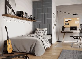Kárpitozott fali panel QUADRATTA 40x40 cm - több színben Termék színe: Világosszürke