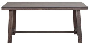 Brooklyn sötétbarna tölgyfa étkezőasztal, 170 x 95 cm - Rowico