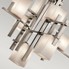 Kichler modern csillár city lights fehér nikkel elskl-city-lights7a