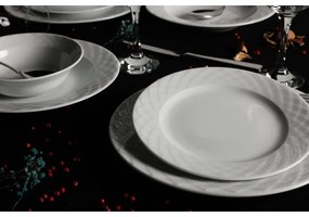 24 darabos fehér/porcelán étkészlet