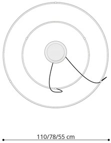 Thoro TH.178 - LED Csillár zsinóron RIO LED/80W/230V CRI95 4000K fehér