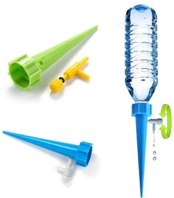 Spike Drip Készlet növények öntözéséhez - 10x locsoló csepegtető szeleppel - kék, zöld