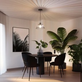 Brilagi - LED függőlámpa kábellel CERIA WIRE 1x E27/40W/230V, átmérő 30 cm, fekete