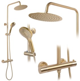 Zuhanyszett Termosztátos REA VINCENT Gold Brush