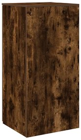 tároló szekrény füstös tölgy 50x45x103,5 cm szerelt fa