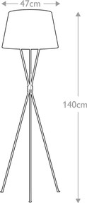 Feiss PENNY FE-PENNY-FL-BB Állólámpa 1x60W/E27