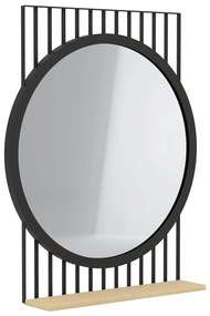 Eglo 425065 - Tükör HUNWICK 45,4x57 cm fekete/hársfa