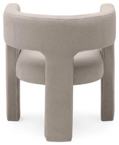 Bézs-szürke designos fotel ALPAH LOOP