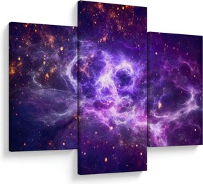 Kép - Lila Univerzum (90x60 cm)
