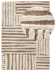 Shaggy rug Tibo Cream/Beige 120x170 cm