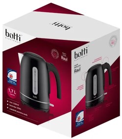 Botti Raul 1,7 l elektromos vízforraló, fekete