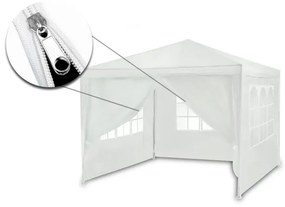 Kerti pavilon 3X3 M 100g/m2 FEHÉR GARDEN