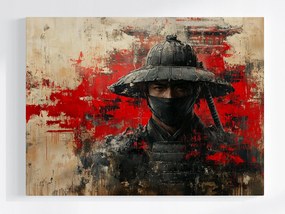 Poszter Portré Szamuráj Harcos Ninja Japán Ázsia 80x60