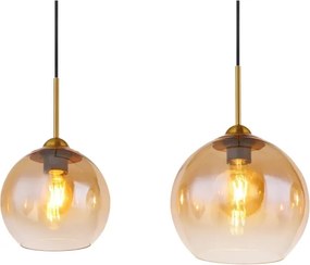 Globo 15788-4H - JAMESSA kábeles csillár 4xE27/60W/230V, sárgaréz
