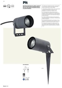 Redo 90183 - Kültéri lámpa PIT 1xGU10/35W/230V IP65