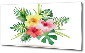 Egyedi üvegkép Hawaii virágok osh-85139888