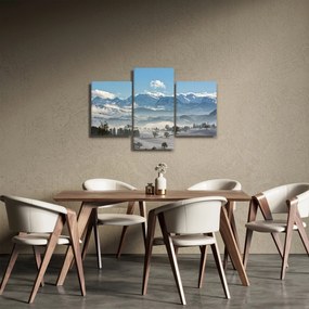 A havas hegyek képe (90x60 cm)