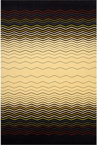 230x340 cm Cikk-cakk Szőnyeg Standard Naila Sötétkék