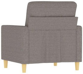 tópszínű szövet kanapéfotel 60 cm