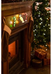 Fehér függő karácsonyi fénydekoráció ø 1,5 cm Hannah – Sirius