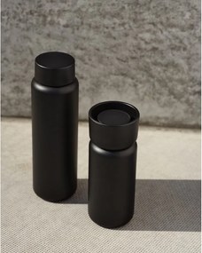 Fekete rozsdamentes acél termobögre 650 ml Singles – Zone