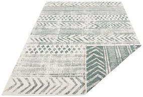 Biri zöld-krémszínű kültéri szőnyeg, 120 x 170 cm - NORTHRUGS
