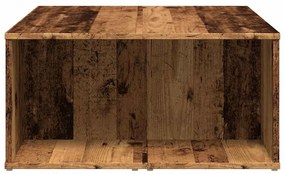 Antik fa színű szerelt fa dohányzóasztal 90 x 67 x 33 cm