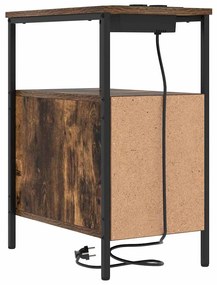 Éjjeli Szekrények 2 pcs Füstölt tölgy 30 x 48 x 61 cm Faanyag