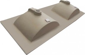 Lava beépíthető mosdó DUPLA 121x46 cm