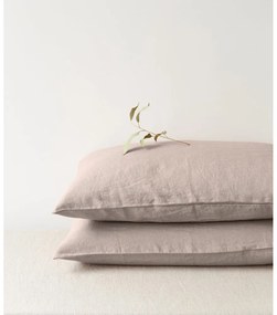 Világosbarna len párnahuzat, 70 x 90 cm - Linen Tales