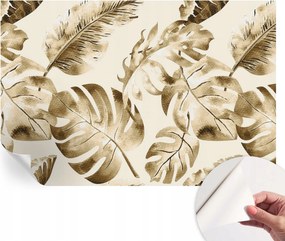 Dekoratív Öntapadós Tapéta Divatos Minták Egzotikus Flóra 104x70 cm