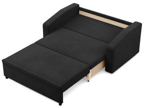 Zeus kanapé, szövet anyag, hab töltet, döntött kartámasz, fekete