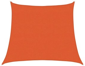 narancssárga trapéz alakú HDPE napvitorla 160 g/m² 4/5x4 m