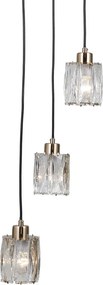 Italux modern függeszték torno átlátszó arany itxpnd-40813-3r-hbr