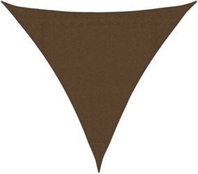 vidaXL barna HDPE napvitorla 160 g/m² 3,6 x 3,6 x 3,6 m