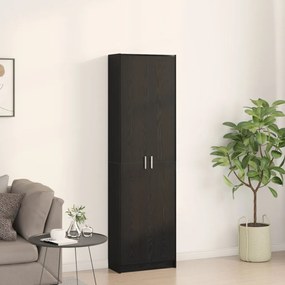Szekrény Fekete Tölgy 55x25x189 cm Mérnökfa