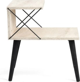 Cross - Black, Travertine