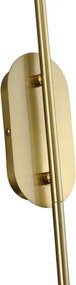 Fali lámpa PIEGA 1xE14/40W/230V sárgaréz/fehér