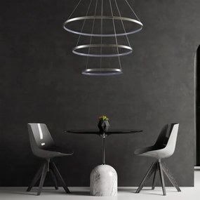 LED Csillár zsinóron LEA LED/60W/230V 4000K átm. 80 cm króm