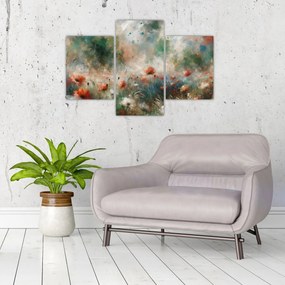 Kép – Pipacsmező absztrakciója (90x60 cm)