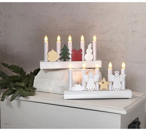 Fehér karácsonyi fénydekoráció Julia – Star Trading