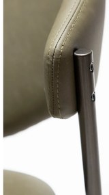 Khaki bőrutánzat étkezőszék Zone – DAN-FORM Denmark