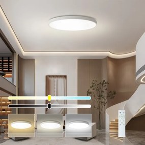 Brilagi - LED dimmelhető lámpatest POOL SMART LED/180W/230V átmérő 120 cm Wi-Fi Tuya fehér +távirányító