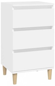 fehér szerelt fa éjjeliszekrény 40 x 35 x 70 cm