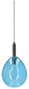 Kék LED függőlámpa üveg búrával Lukka – Candellux Lighting