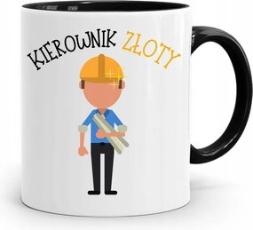 Bögre Fekete Építő Barkács Szakember Ajándék fényképes nyomtatással