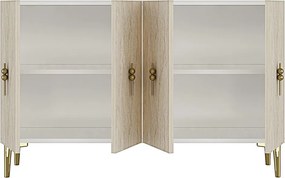 Salkım 120 - White, Travertine, Gold