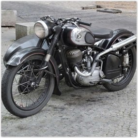 Poszterek 30x30 Klasszikus motorkerékpár Motor