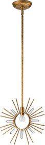 Gilded Nola Sun King GN-SUN-KING-P-G Függőlámpa 1x60 W/E27
